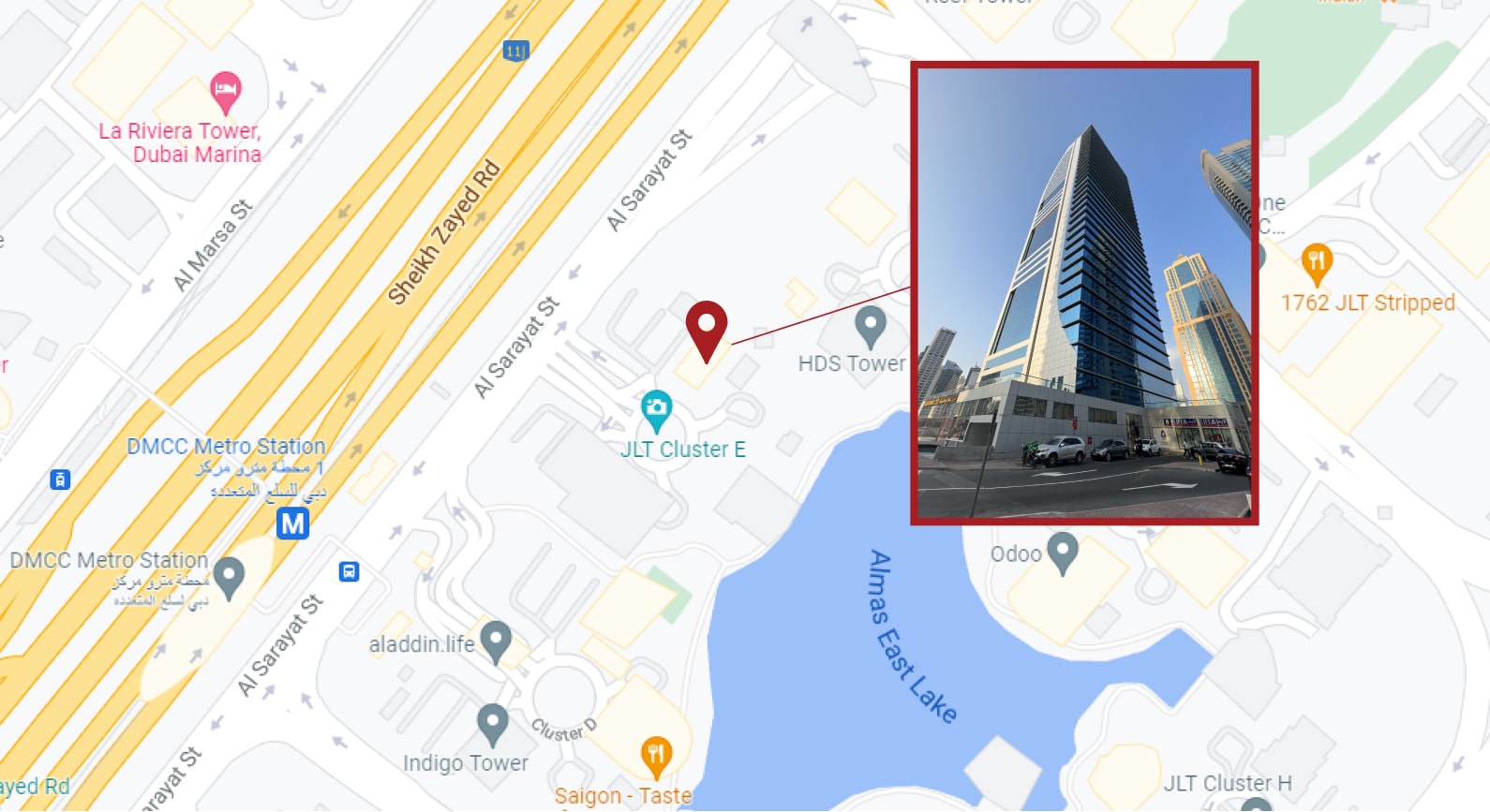 how to find UAE Consult map